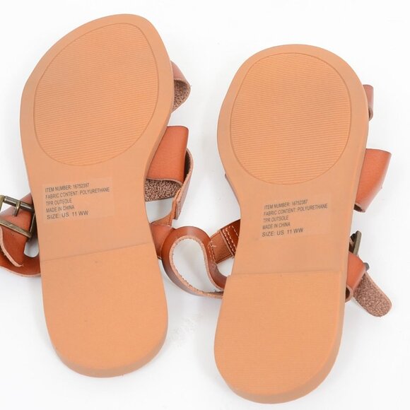 Torrid Women's 11 WIDE Width Strappy Gladiator Sandals Vegan Leather Boho NEW - Picture 6 of 6